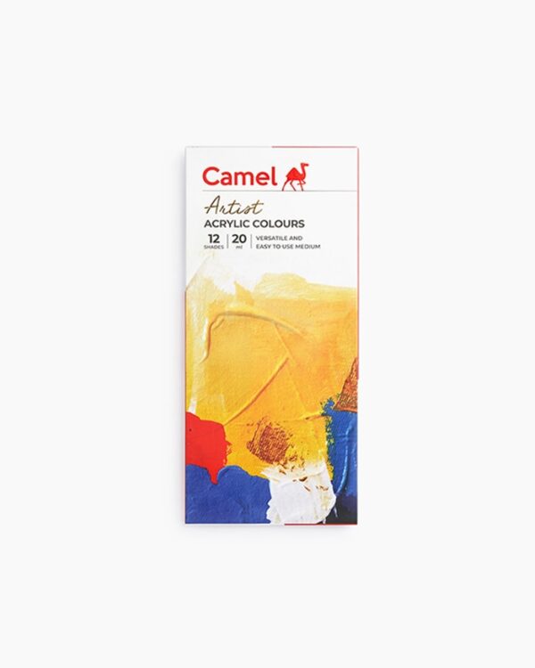 CAMEL ARTIST ACRYLIC COLOURS 12 SHADES X 20ML