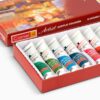 CAMEL ARTIST ACRYLIC COLOURS 12 SHADES X 20ML - Image 2