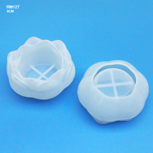 RM127 SILICON MOLD LOTUS SHAPE CANDLE (8CM)