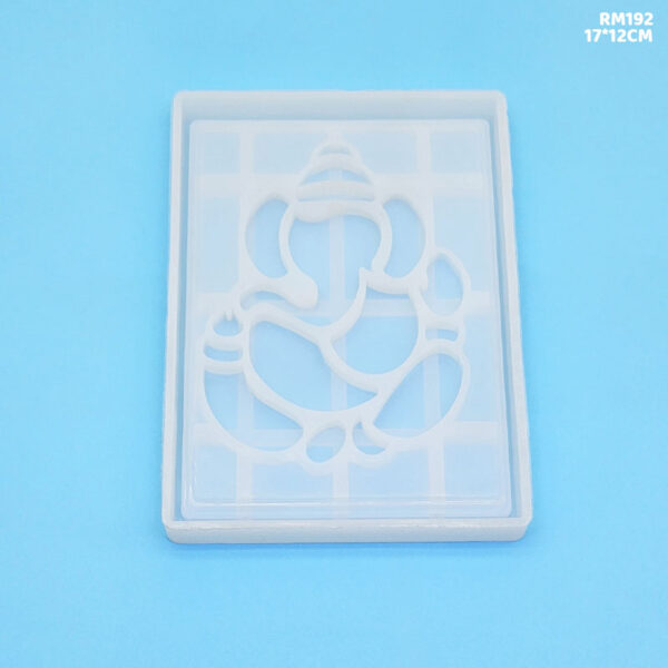 RM192 GANPATI SILICON MOLD (17 X 12CM)