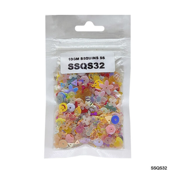 RESIN SEQUINS SSQS32 10GM