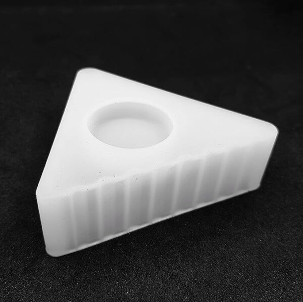 TRIANGLE SHAPED T-LIGHT HOLDER SILICON MOLD