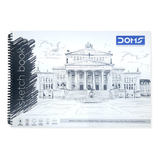 DOMS Sketch Book With Spiral Bound 150gsm A3