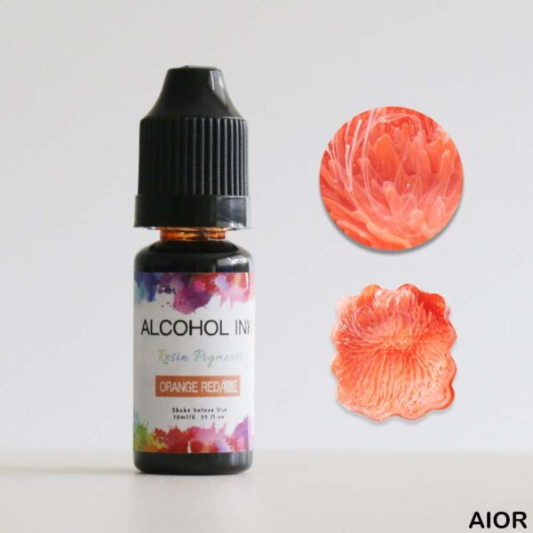 Alcohol Ink 10Ml Orange Red (Aior)