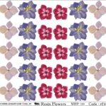 "Jogi Art Resin Flower Sticker Sheet - Waterproof, Fade-Resistant, Ideal for Resin Art, Jewelry Making, Scrapbooking & DIY Craft Projects"