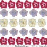 "Jogi Art Resin Flower Sticker Sheet - Waterproof, Fade-Resistant, Ideal for Resin Art, Jewelry Making, Scrapbooking & DIY Craft Projects"