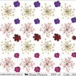 "Jogi Art Resin Flower Sticker Sheet - Waterproof, Fade-Resistant, Ideal for Resin Art, Jewelry Making, Scrapbooking & DIY Craft Projects"