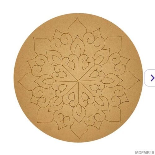 Mdf Cutout Mandala Engrave 3Mm*10Inch MDFMR19