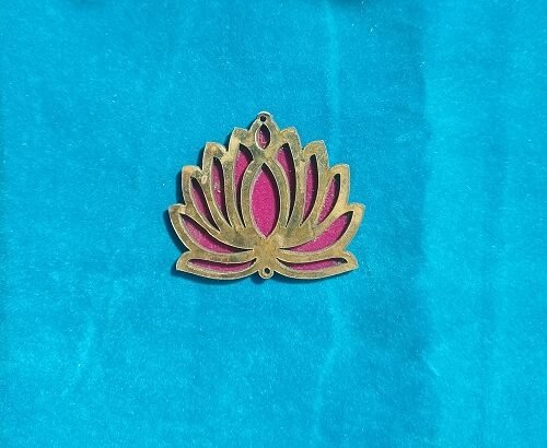 Hanging Lotus Toran pink Set of 2 Size 2