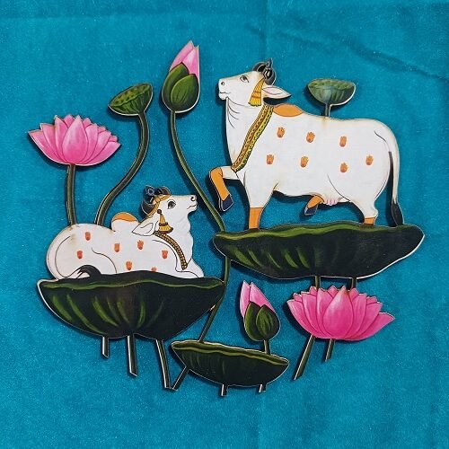 Pichwai cow cutout