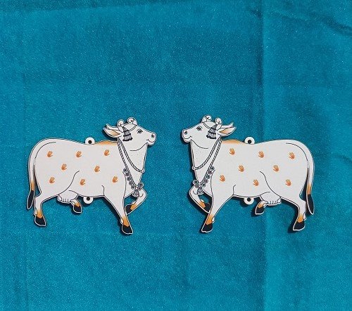 Pichwai Cow Hanging (Pack of 1 pair ) - size 2