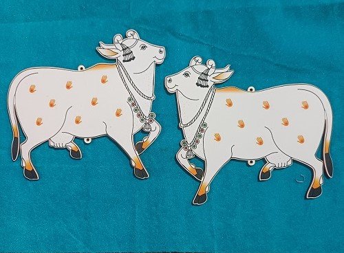 Pichwai Cow Hanging (Pack of 1 pair ) - size 3
