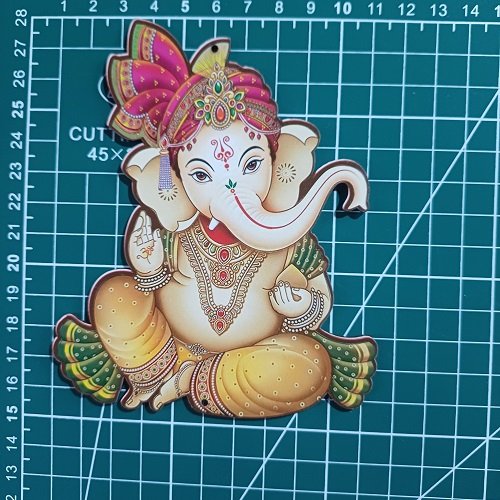 Printed ganpati Cutout MDF size 2