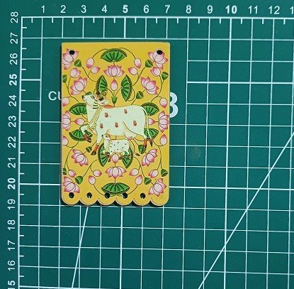 Square Cow cutout MDF pair