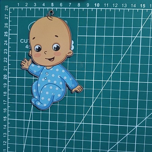 Baby Boy cutout MDF