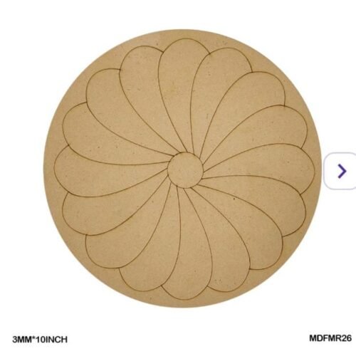 Mdf Cutout Mandala Engrave 3Mm*10Inch MDFMR26