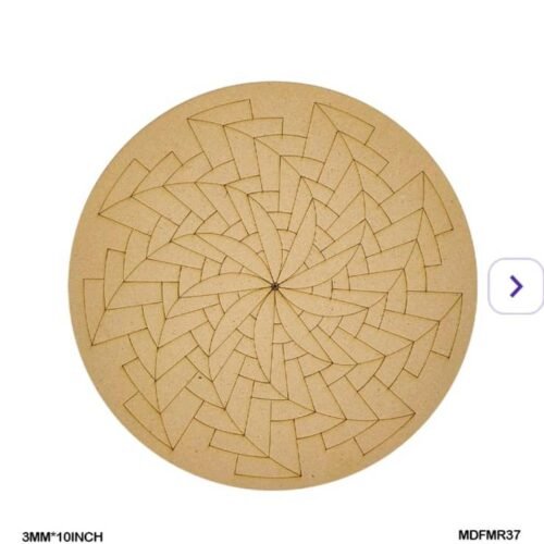 Mdf Cutout Mandala Engrave 3Mm*10Inch MDFMR37