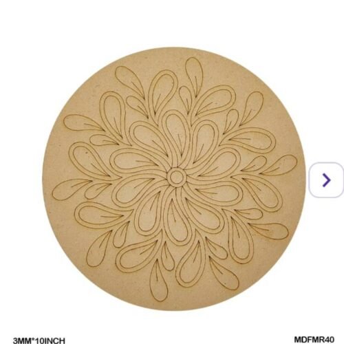 Mdf Cutout Mandala Engrave 3Mm*10Inch MDFMR40
