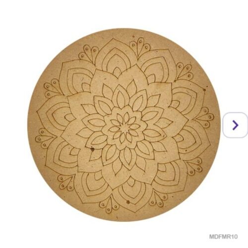 Mdf Cutout Mandala Engrave 3Mm*10Inch MDFMR10