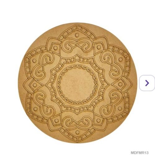 Mdf Cutout Mandala Engrave 3Mm*10Inch MDFMR13