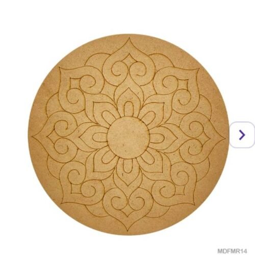Mdf Cutout Mandala Engrave 3Mm*10Inch MDFMR14