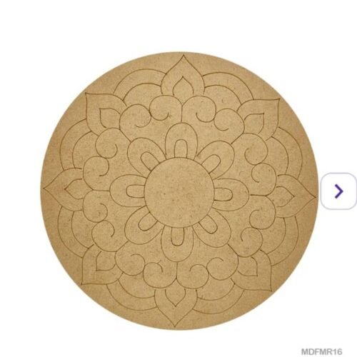 Mdf Cutout Mandala Engrave 3Mm*10Inch MDFMR16