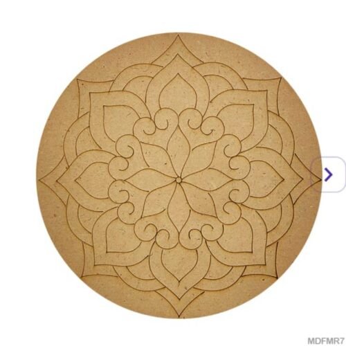 Mdf Cutout Mandala Engrave 3Mm*10Inch MDFMR7