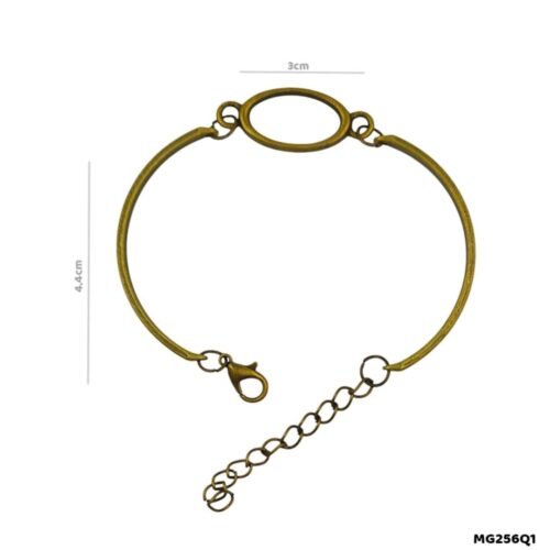 Bronze Bracelet Bezel - MG256Q1