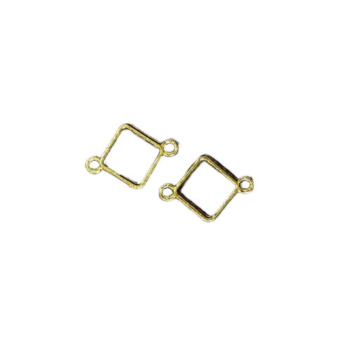 Bezels double side Gold pair